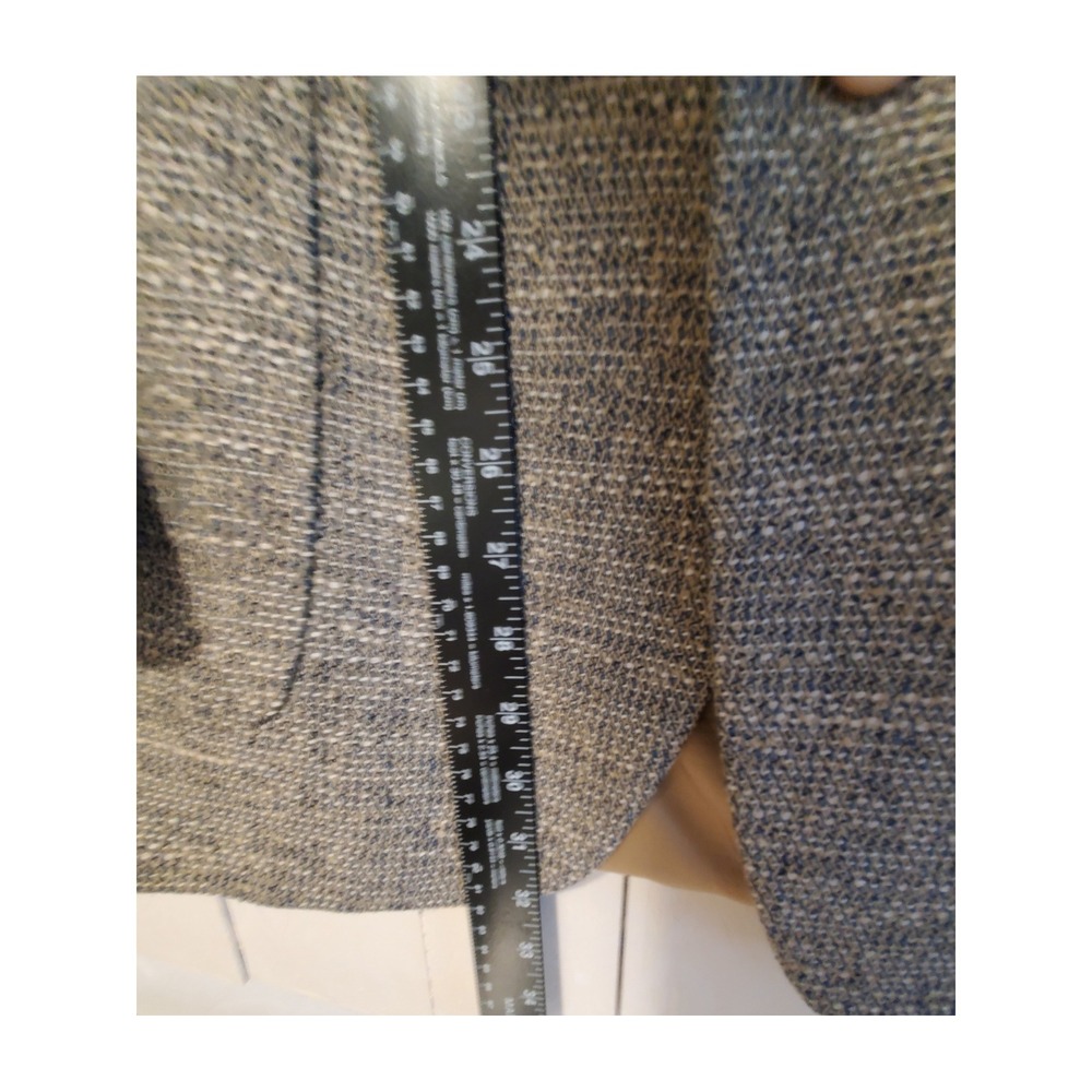 Fioravanti New York Vintage Tweed Blazer Grey Blue Two Button Sport Coat Mens - Picture 4 of 10